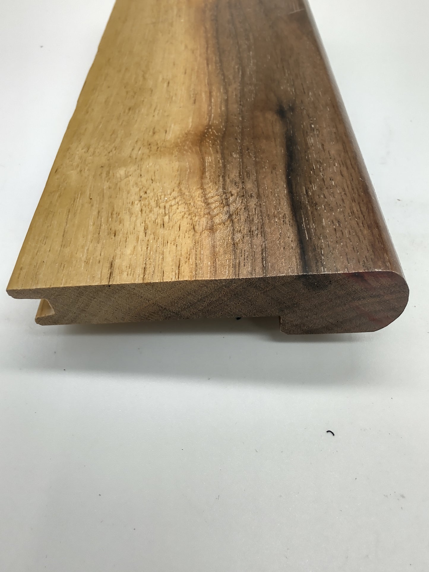 Hardwood Stair Nose 1/2" Solid Walnut
