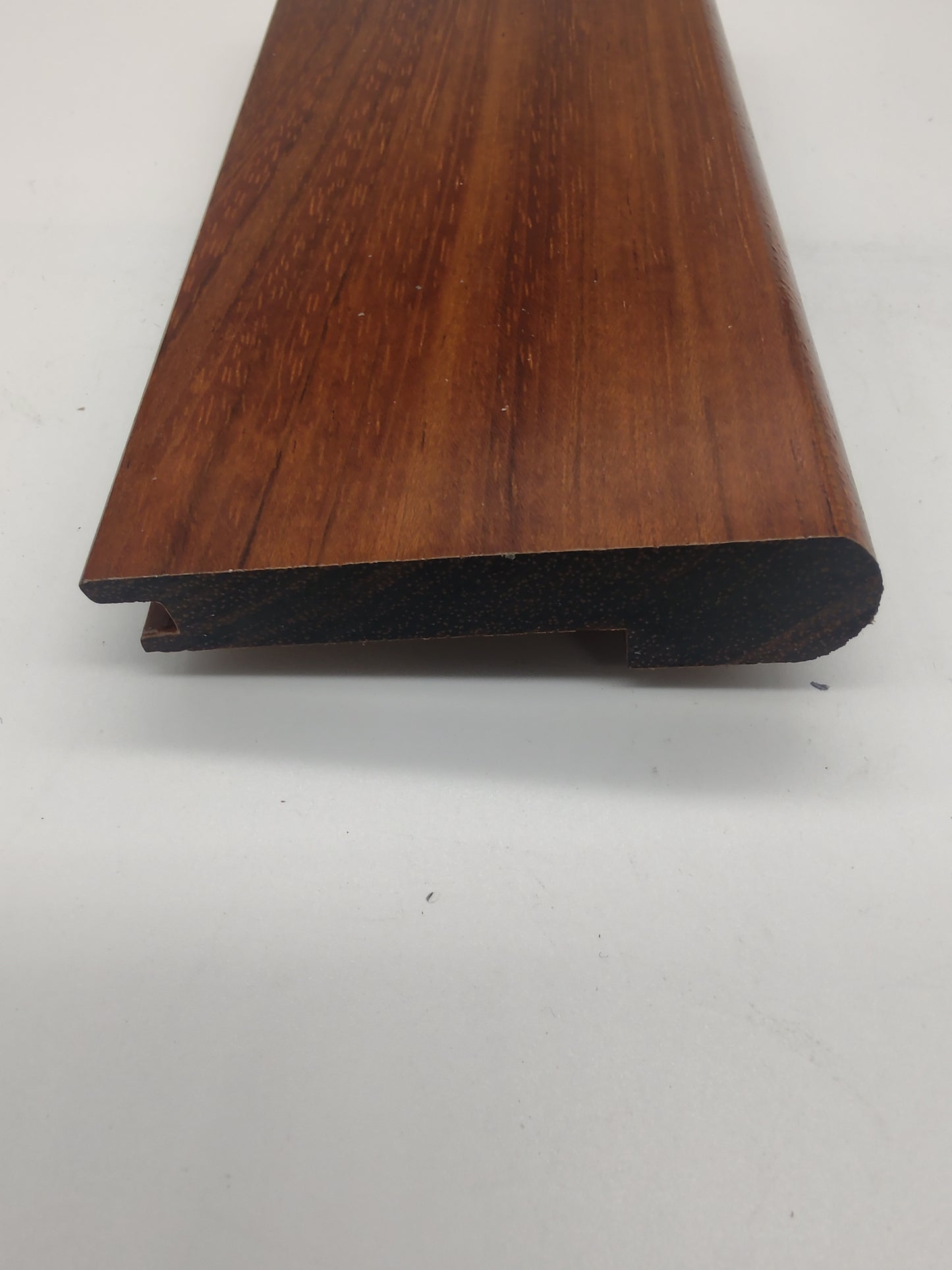 Hardwood Stair Nose 1/2" Santos Mahagony