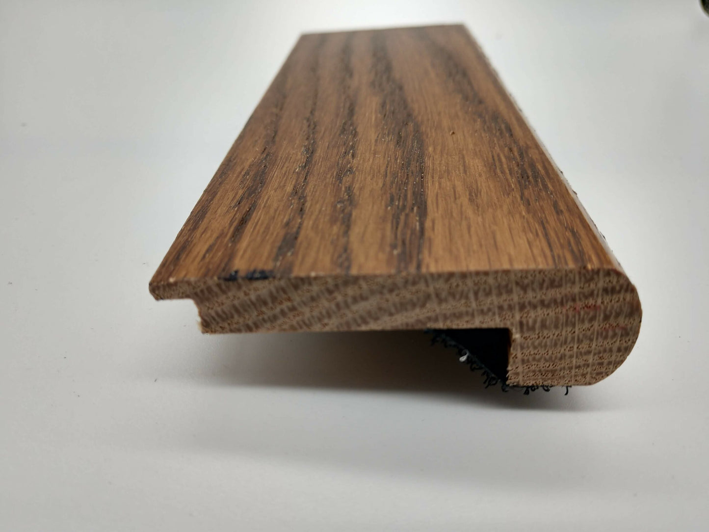 Hardwood Stair Nose 3/8" Solid Oak