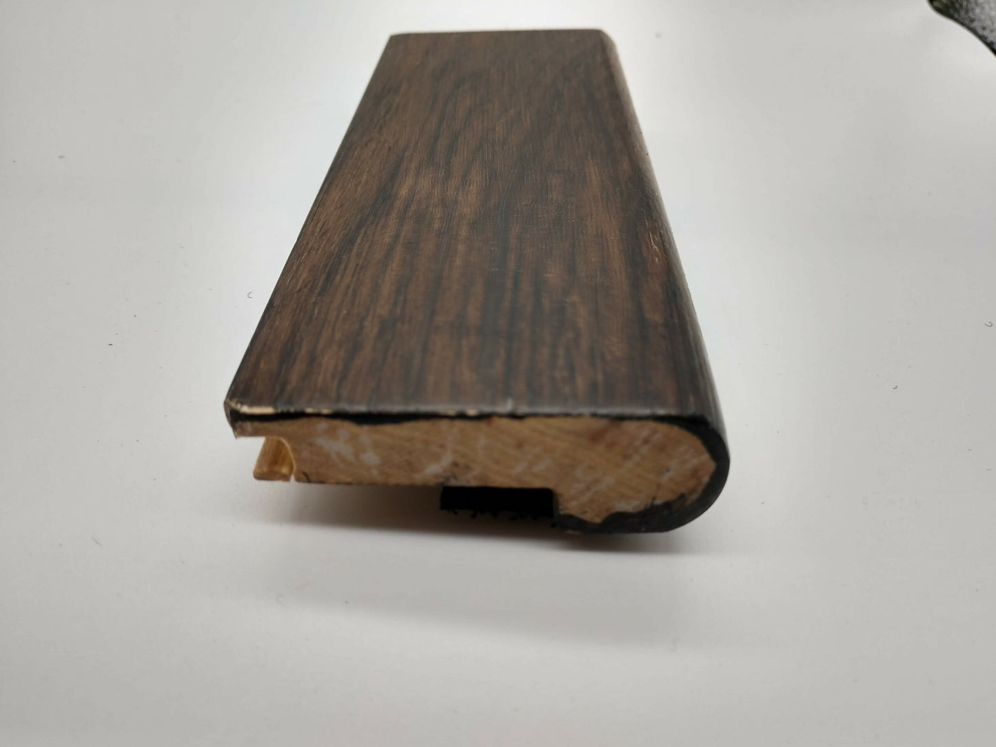Hardwood Stair Nose 1/2" Solid Hickory