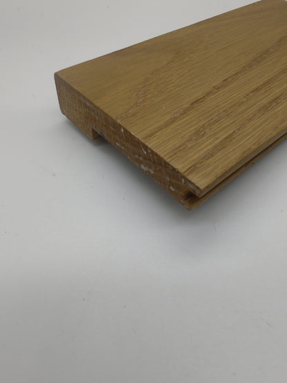 Hardwood Stair Nose 1/2" Solid White Oak