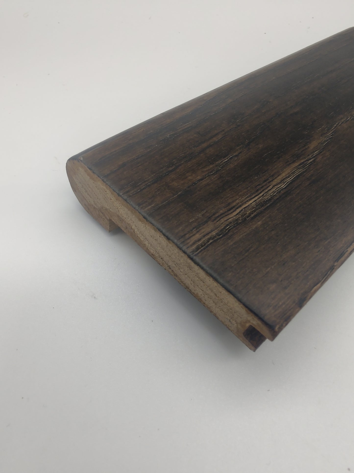 Hardwood Stair Nose 1/2" Solid Hickory