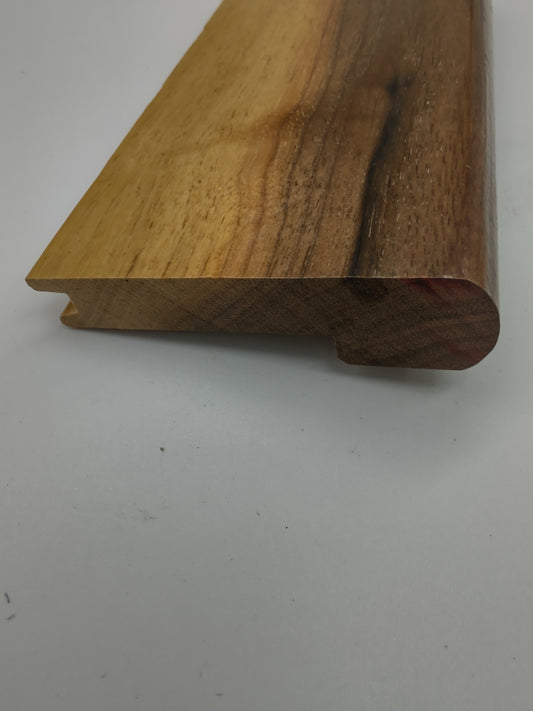 Hardwood Stair Nose 1/2" Solid Walnut