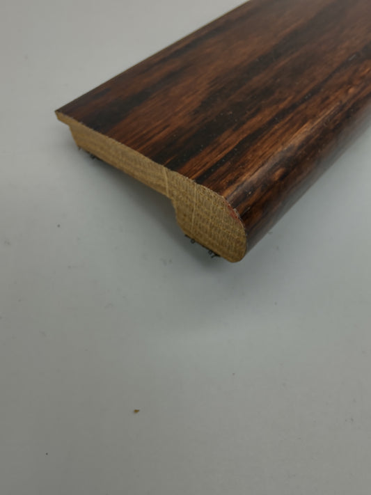 Hardwood Stair Nose 3/8" Solid Hickory