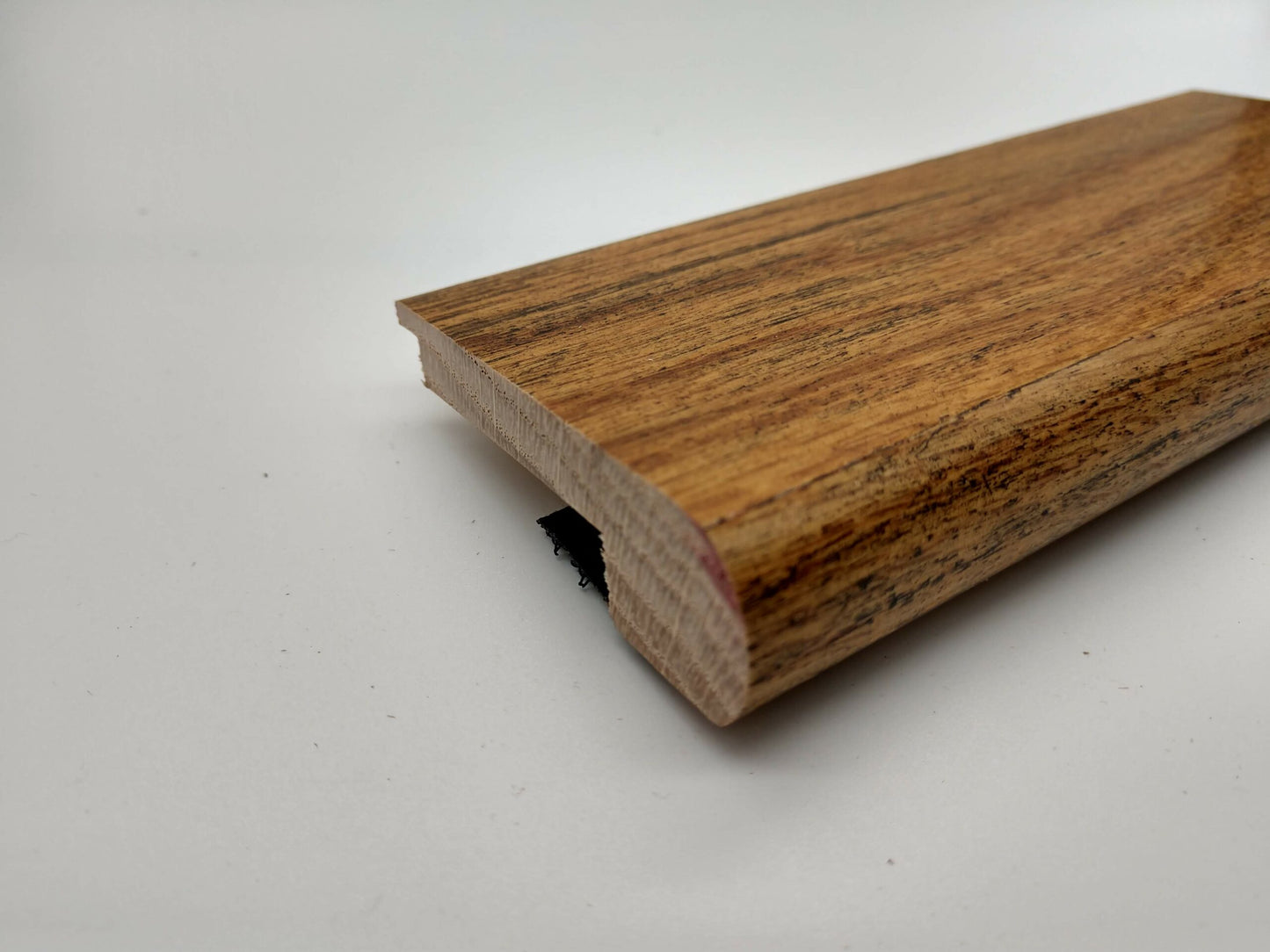 Hardwood Stair Nose 3/8" Solid Hickory