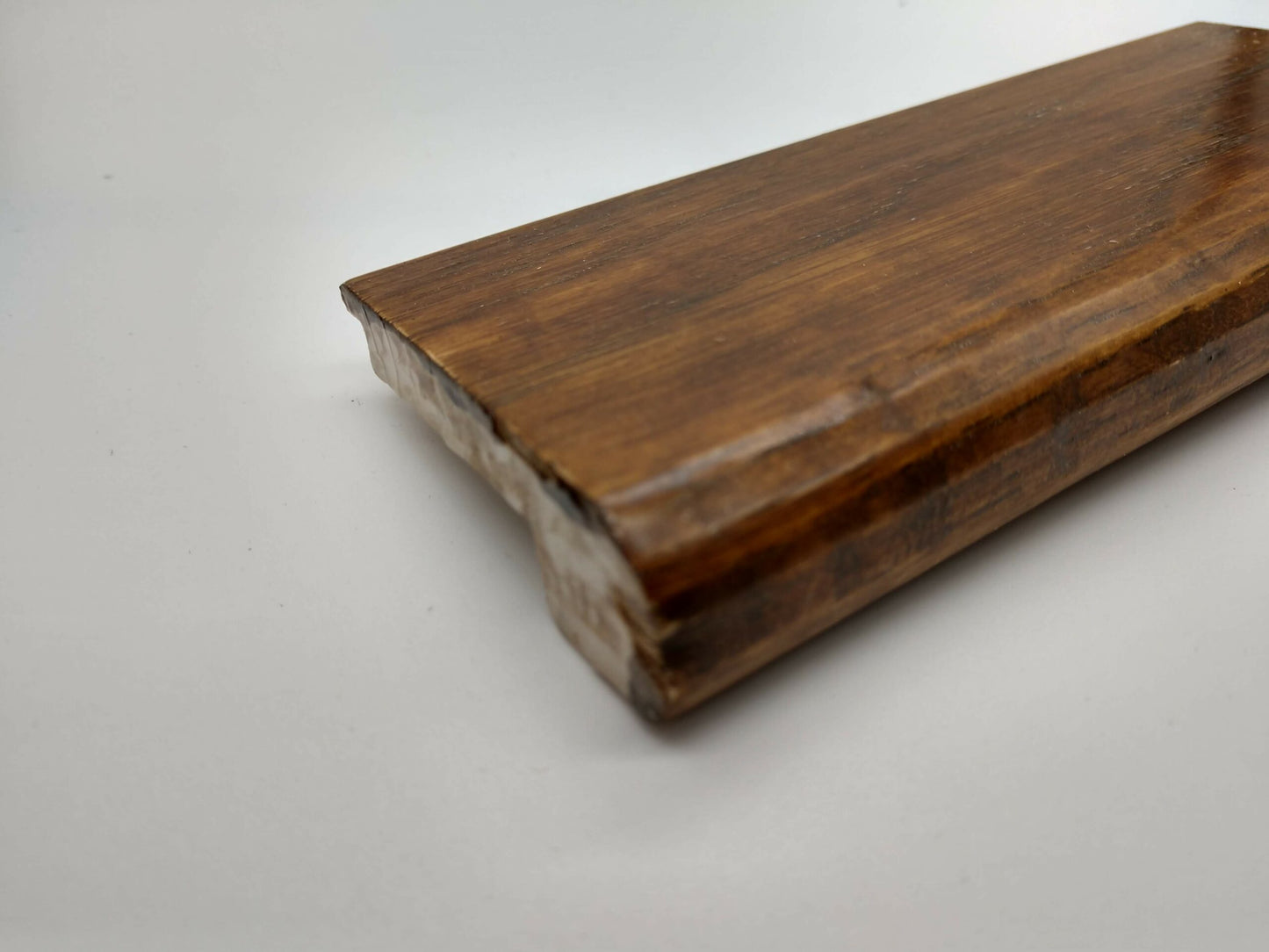 Hardwood Stair Nose 3/8" Solid Hickory