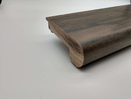 Hardwood Stair Nose 3/8" Solid Hickory