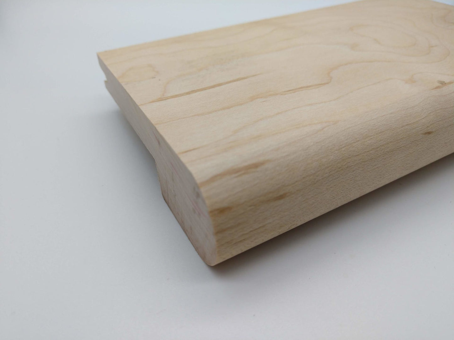 Hardwood Stair Nose 1/2" Solid Maple Unfinished